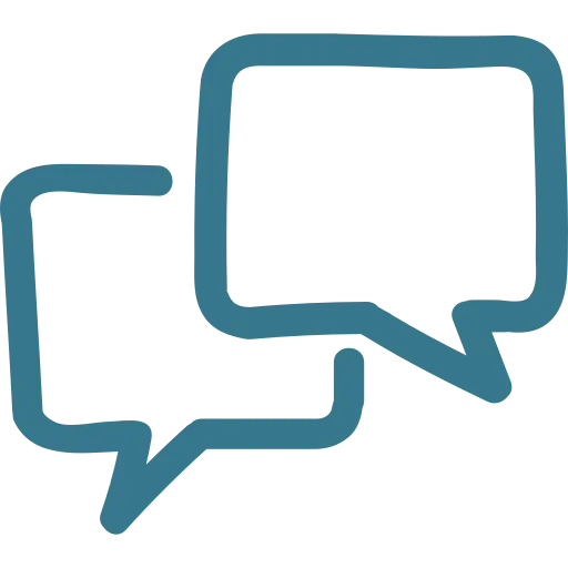 ícone de balão de conversas